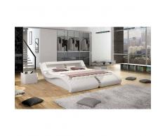 JUSThome MALIBU Lit rembourré 175x262x70 Blanc