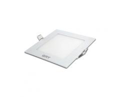 Panneau LED carré encastrable ultra fin de 6W, = 360 lm, 6000K blanc froid, max 240 V, équivalent 50 W halogène - Suspensions et plafonniers