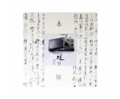Tableau toile décoration murale avec cadre motif chinois 60x60cm DEC06010 - Décoration murale