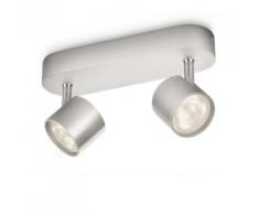 Philips - 562424816 - Spot LED Star 4 W Aluminium - Appliques et spots