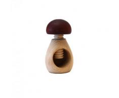 Casse-noix en bois forme champignon - Roger Orfèvre - Ustensiles