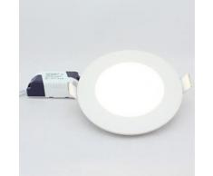 Spot Rond Blanc encastré 6W 480lm - Appliques et spots