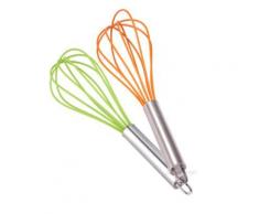 Kaiserhoff - fouet de cuisine en silicone-orange - Ustensiles