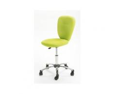 Fauteuil de bureau - Vert - Pezzi - Chaise à roulettes - Objet à poser