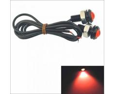 Lampe à Led SMD, Feu Anti-Brouillard, Phare de jour, Eclairage plaque d'immatriculation, Couleur de lumière Rouge, Puissance 1.5W, - Ampoules à LEDs