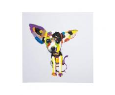 Tableau peinture à l'huile Chihuahua 85 x 85 - Décoration murale