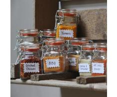 Etagère et pots à épices Kilner 7 pièces - Ustensiles