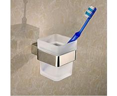 Porte-brosse à dents en inox poli miroir - Accessoires de bain