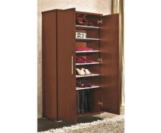 Armoire à chaussures avec 6 étagère Cerise( Livré en Kit ) -PEGANE- - Objet à poser