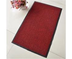 Tapis antidérapant classique en polypropylène 50 x 80 cm Rouge - Accessoires de bain