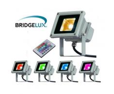 Projecteur LED extérieur - 10W - RGB - Multicolore - Ampoules à LEDs