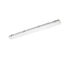 Leds C4 - Applique - Plafonnier tube extérieur Solid LED IP65 L156 cm - Gris - Eclairage extérieur