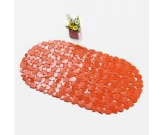 Tapis antidérapant classique en PVC Orange - Accessoires de bain