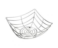 BREMA 120.625 CORBEILLE À FRUITS ACIER CHROMÉ 25 X 25 CM - linge de table et décoration