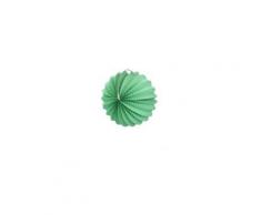 Lampion accordéon vert d'eau 20 cm ROCK MY PARTIE Vert - linge de table et décoration