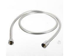 Flexible de douche en PVC et en Inox - 1,50 m - Gris - Accessoires de bain