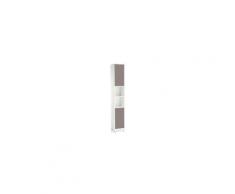 Colonne salle de bain high glossy taupe - Objet à poser