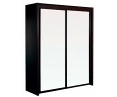 Armoire 2 Portes Coulissantes Carla 4529Rc16 Noire Larg.156Cm - Objet à poser