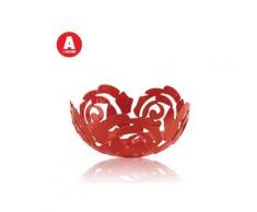 ALESSI ESI15/21 R LA ROSA CORBEILLE À FRUIT INOX LAQUÉ ROUGE - linge de table et décoration