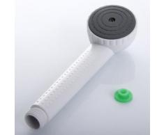 Pommeau de douche rond - Blanc - Accessoires de bain