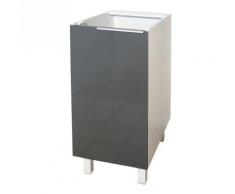 Caisson Porte Bas 40 Cm Gris Haute Brillance - Objet à poser