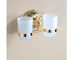 Porte-brosse à dents en laiton antique et ti-pvd - Accessoires de bain
