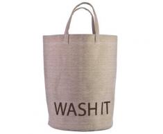 Panier à Linge design - Sac à Linge - Avec poignées - Beige - Objet à poser