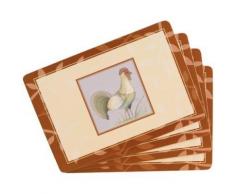 PREMIER HOUSEWARES 1203475 ENSEMBLE DE 4 NAPPERONS COQ EN LIÈGE - Linge de cuisine