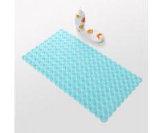 Tapis antidérapant moderne en PVC 40 x 70 cm Bleu Ciel - Accessoires de bain