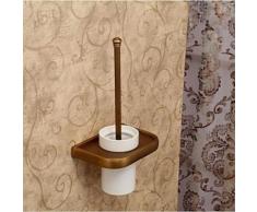 Porte-brosse à dents en céramique et laiton - Accessoires de bain