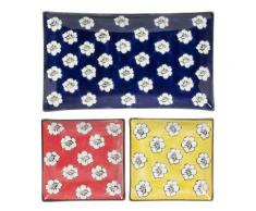 Table Passion - Coffret Seyo 3 Plateaux : 1 Rect.15X26Cm Et 2 Carres 11,5Cm - platerie, service