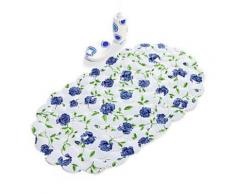 Tapis antidérapant en PVC 40 x 70 cm Bleu - Accessoires de bain