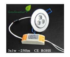Spot encastrable et orientable à Led avec transformateur 12v pour plafonnier ... - Ampoules à LEDs