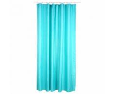 Rideau de douche - Polyester - 180 x 200 cm - Turquoise - Accessoires de bain