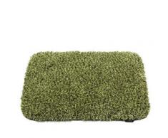 Tapis de bain classique à poils longs en Polyester 50 x 80 cm Vert - Accessoires de bain