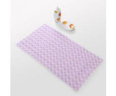 Tapis antidérapant moderne en PVC 40 x 70 cm Violet Claire - Accessoires de bain