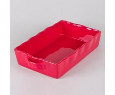 Table Passion - Plat Four Rectangle 33X21 Gusto Rouge - platerie, service