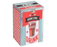 Boite rectangulaire en bois Coca-Cola - Accessoires de rangement