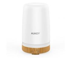 Diffuseur d'Huiles Essentielles 100ml Couleur Légère et Forte Changeable LED Lampe, Arrêt Automatique, Humidificateur Ultrasonique Diffuseur Aromathérapie Silencieux à Brume Fraîche Arôme de Parfum pour Maison, Bureau, Yoga, Spa, Salle de Conférence -...