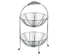 Kela corbeille fruits metal double d.23 - couverts