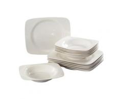 tmc international 1000 00103 ventuno angolo service de table 12 pièces pour 6 personnes - Vaisselle