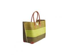 Aubry gaspard sac rabane 2 anses+coins cuir - Soin du linge
