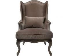 Fauteuil à oreilles Villa Grandfather Velours Kare Design - Objet à poser