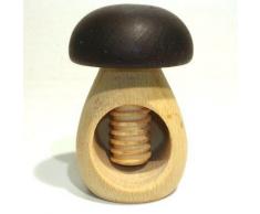 ROGER ORFEVRE - Casse-Noix a vis forme champignon bois bicolore - Ustensiles
