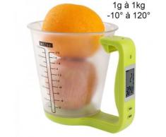 Balance de cuisine de précision digitale LCD thermomètre culinaire - Aide culinaire