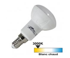 Ampoule led R50 E14 5 watt (eq. 30 watt) - Couleur eclairage - Blanc chaud 3000°K - Ampoules à LEDs