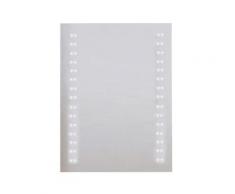Miroir lumineux le de salle de bain - HOMCOM - Miroir