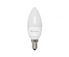 Ampoule led bougie VERBATIM E14 4,5 watt (eq. 31 watt) - Couleur eclairage - Blanc chaud 2700°K - Ampoules à LEDs