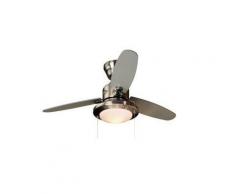 Ventilateur de plafond avec lumière Merced 2 coloris - HUNTER - GU_Merced - Chauffage et ventilation