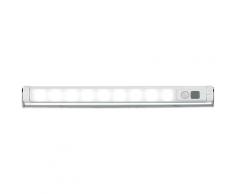 Réglette LED avec détecteur de mouvement - blanc froid - Appliques et spots